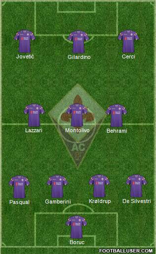 Fiorentina Formation 2011
