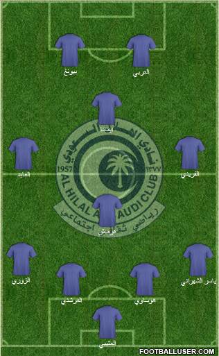 Al-Hilal (KSA) Formation 2011