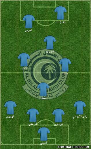 Al-Hilal (KSA) Formation 2011