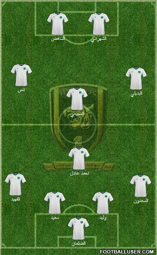 Al-Ittihad (KSA) football formation