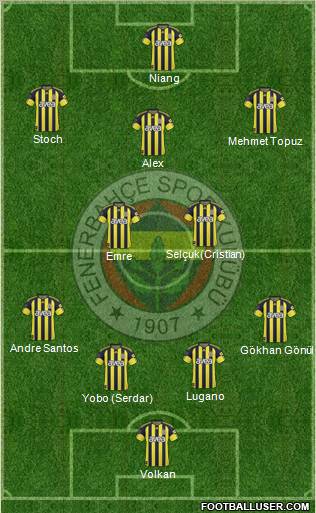 Fenerbahçe SK Formation 2011