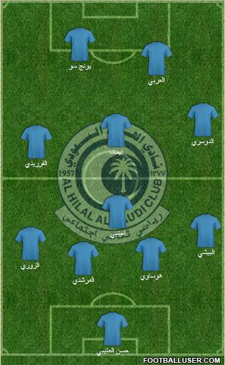 Al-Hilal (KSA) Formation 2011