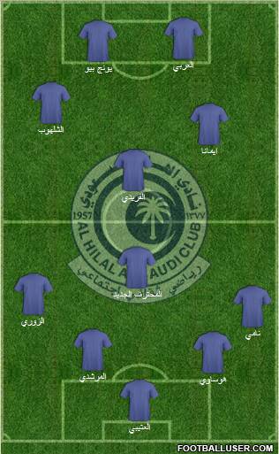 Al-Hilal (KSA) Formation 2011
