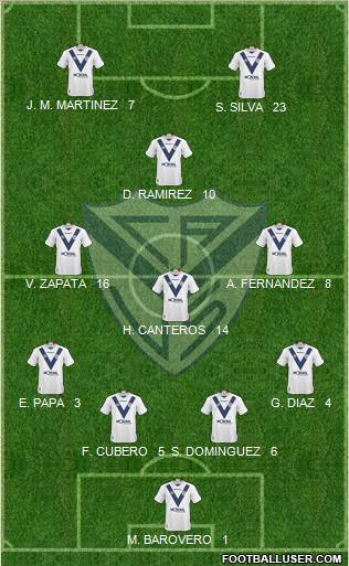 Vélez Sarsfield Formation 2011