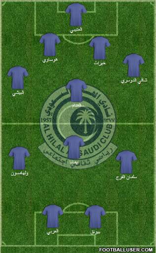 Al-Hilal (KSA) Formation 2011