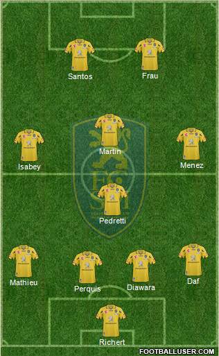 FC Sochaux-Montbéliard Formation 2011