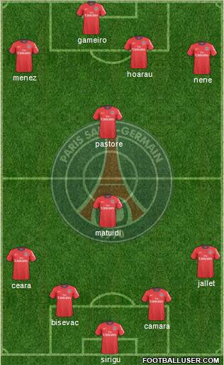 Paris Saint-Germain Formation 2011