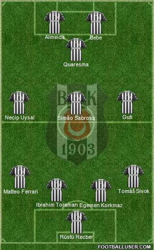 Besiktas JK Formation 2011