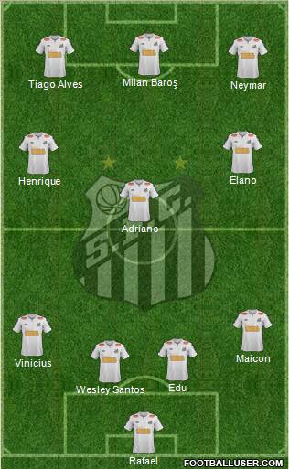 Santos FC Formation 2011