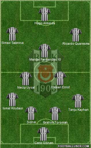 Besiktas JK Formation 2011