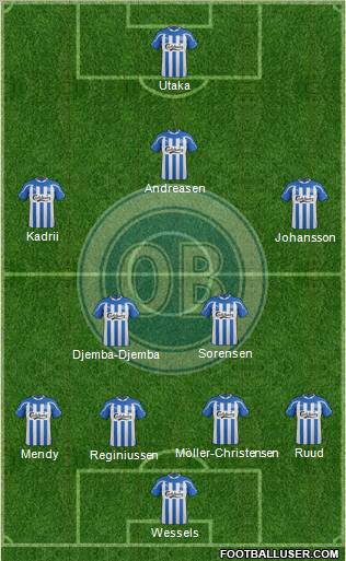 Odense Boldklub Formation 2011