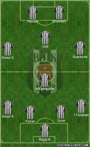 Besiktas JK Formation 2011