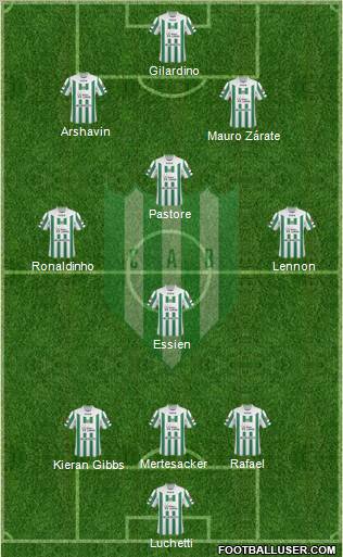 Banfield football formation