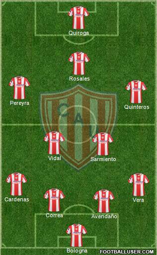 Unión de Santa Fe Formation 2011