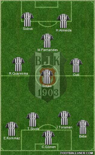 Besiktas JK Formation 2011