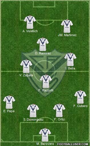 Vélez Sarsfield Formation 2011