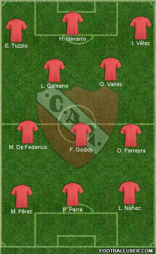 Independiente Formation 2011
