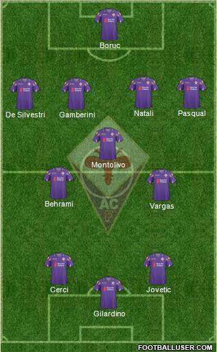 Fiorentina Formation 2011