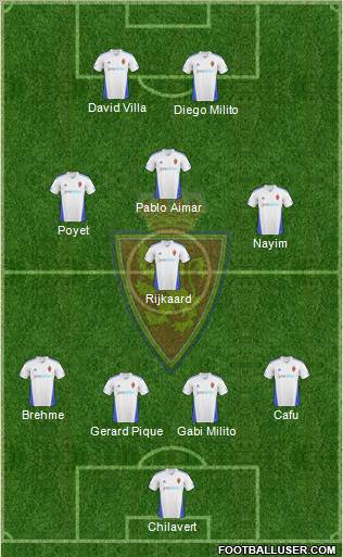 R. Zaragoza S.A.D. Formation 2011
