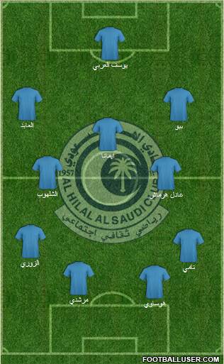 Al-Hilal (KSA) Formation 2011
