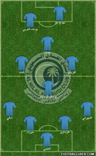 Al-Hilal (KSA) Formation 2011