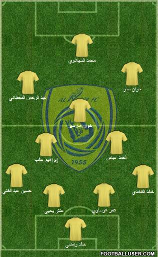 Al-Nassr (KSA) Formation 2011