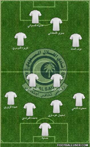 Al-Hilal (KSA) Formation 2011