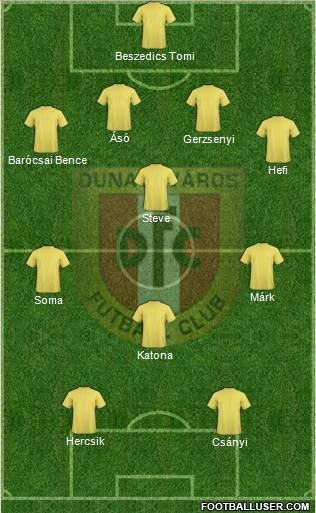 Dunaújváros FC Formation 2011