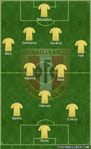 Dunaújváros FC Formation 2011