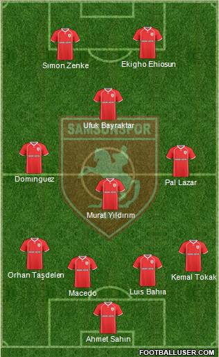 Samsunspor Formation 2011