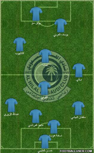Al-Hilal (KSA) Formation 2011