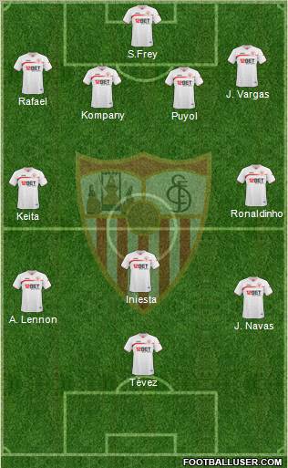 Sevilla F.C., S.A.D. Formation 2011