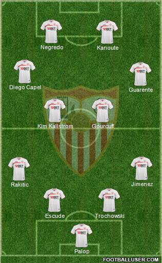 Sevilla F.C., S.A.D. Formation 2011