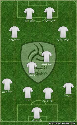 Al-Shabab (KSA) Formation 2011