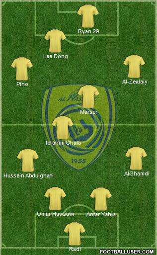Al-Nassr (KSA) Formation 2011