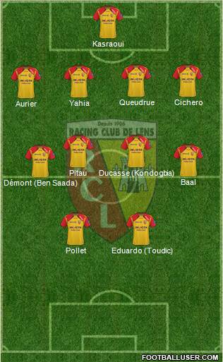 Racing Club de Lens Formation 2011
