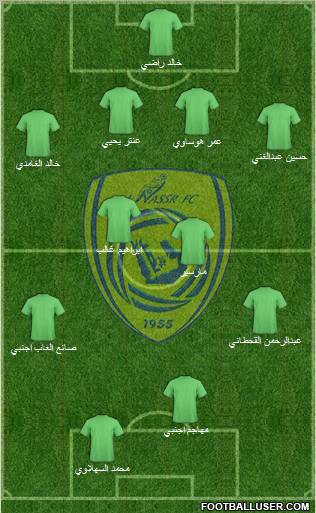 Al-Nassr (KSA) Formation 2011