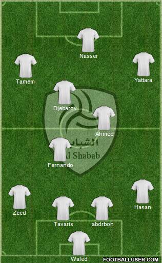Al-Shabab (KSA) Formation 2011