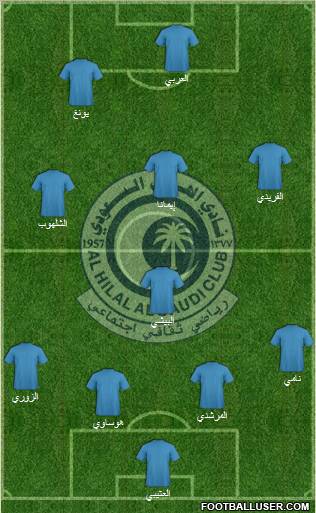 Al-Hilal (KSA) Formation 2011