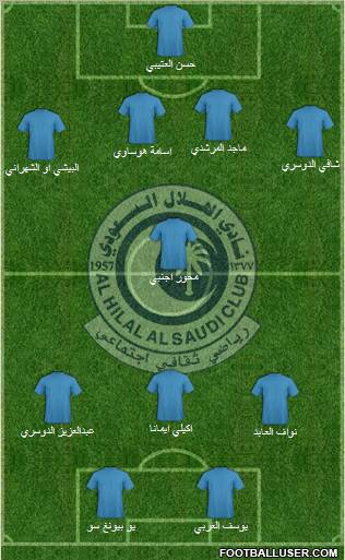 Al-Hilal (KSA) Formation 2011