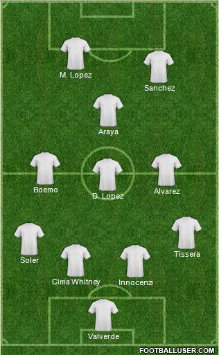Pro Evolution Soccer Team Formation 2011