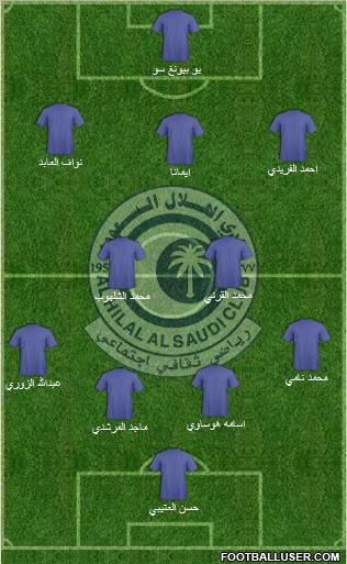 Al-Hilal (KSA) Formation 2011