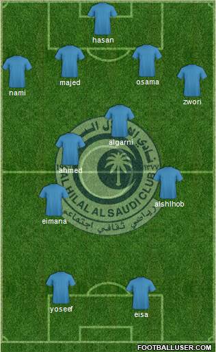 Al-Hilal (KSA) Formation 2011