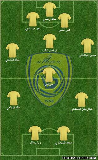 Al-Nassr (KSA) Formation 2011