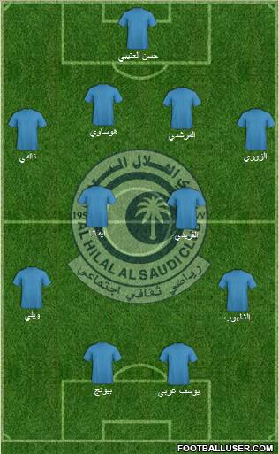 Al-Hilal (KSA) Formation 2011