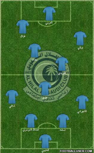 Al-Hilal (KSA) Formation 2011