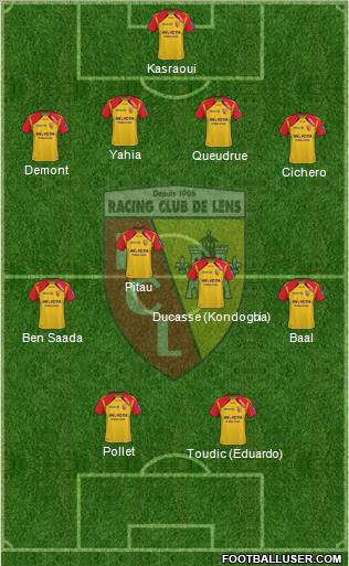 Racing Club de Lens Formation 2011