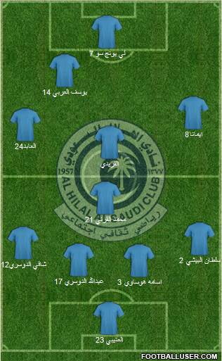Al-Hilal (KSA) Formation 2011