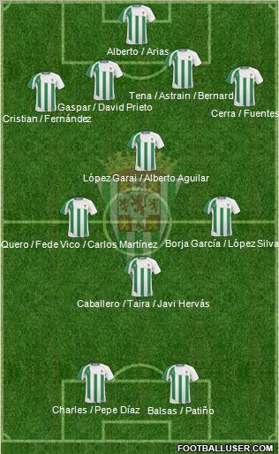 Córdoba C.F., S.A.D. Formation 2011