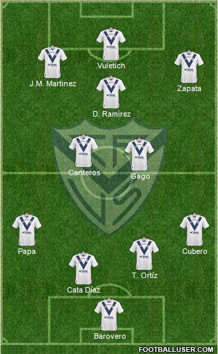 Vélez Sarsfield Formation 2011